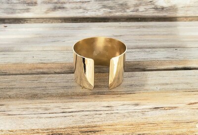 Cold Worked Hammered Brass Cuff | Crafted Gold Bracelet | Gypsy Bracelet | Ethnic Bracelet | Boho Bracelet | Polished Jewelers Brass Cuff - image5